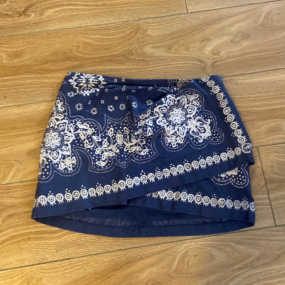 Free people blue skirt